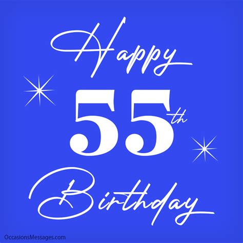 Best Happy 55th Birthday Wishes Messages And Cards