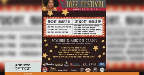 Seventh Annual Kimmie Horne Jazz Festival Returns To Southfield Cbs Detroit