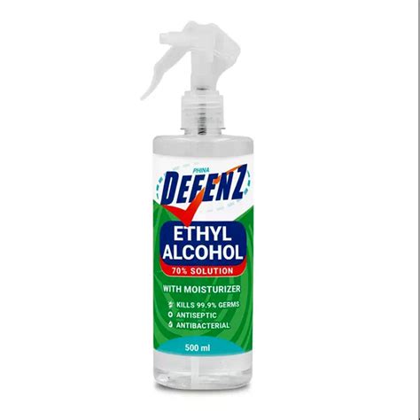 Phina Defenz 70 Ethyl Alcohol Spray 500ml Citimart