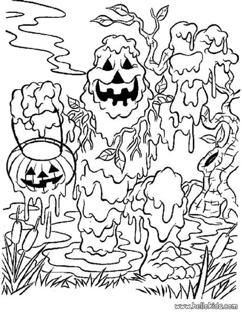 Monster Coloring Pages For Halloween Coloring Home