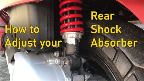 How To Adjust Your Rear Shock Absorber YouTube