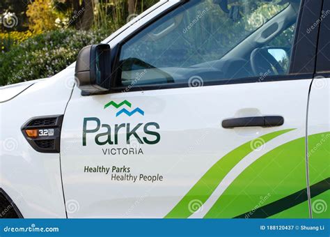 The Logo Of Parks Victoria On A Car It Is A Government Agency Of The
