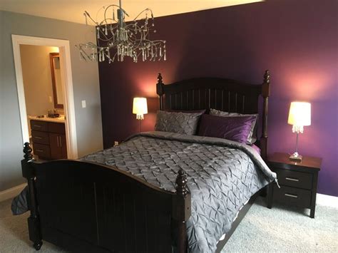 purple rain accent wall benjamin moore purple bedroom decor purple