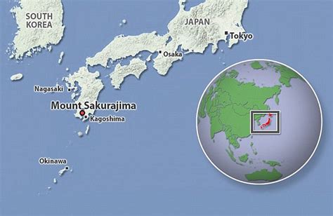 This page is about japan volcanoes map,contains 10 top tourist attractions in japan (with photos & map),5 remarkable volcanoes in japan (with photos & map),mt. Deadly eruption at Japan's Sakurajima volcano could take place soon warn scientists | Daily Mail ...