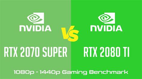 Nvidia Geforce Rtx 2070 Super Vs Nvidia Geforce Rtx 2080 Ti 1080p 1440p