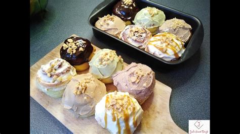 Cinnamon Rolls W Premium Toppings Classic And Assorted Delicious