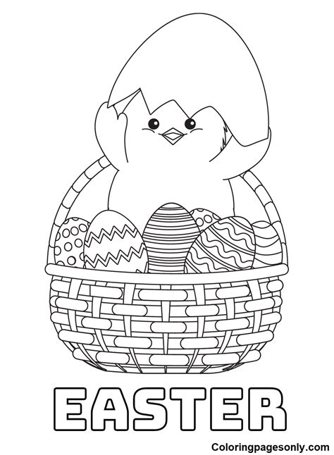 Easter Chick Coloring Pages Coloring Pages For Kids And Adults