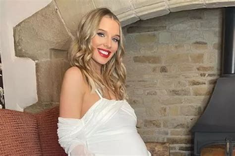 Pregnant Helen Flanagan Showcases Blossoming Bare Baby Bump In Gorgeous