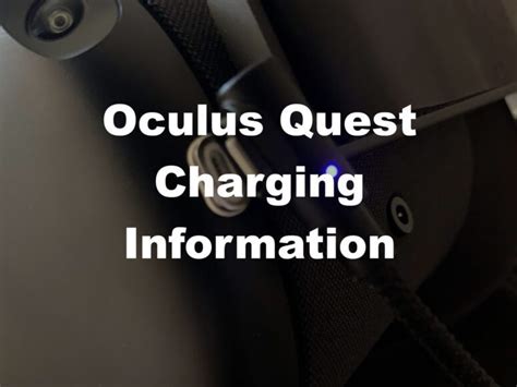 Oculus Quest 2 Battery Life Specs And Charging Information Vr Heaven