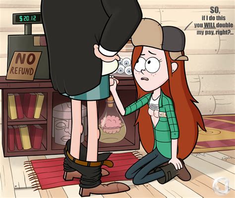 Rule 34 Breasts Out Gravity Falls Handjob On Knees Stanley Pines