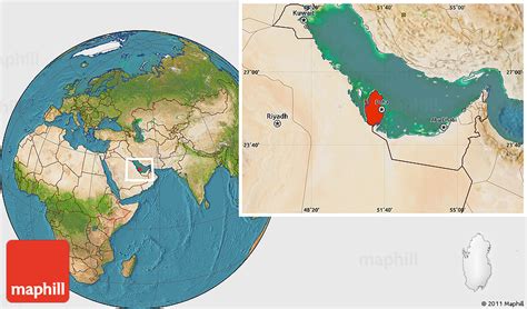 Qatar In World Map United States Map