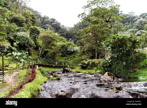 Natural Landscapes Of Santa Rosa De Cabal In Risaralda Colombia Stock