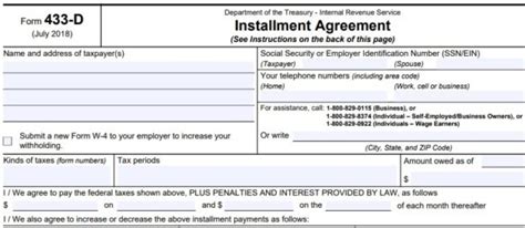 Irs Installment Agreement Over 50000 Wilson Rogers And Company