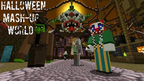 Minecraft Playstation Xbox Halloween Mash Up World Youtube