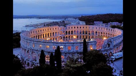 Roman Arena Amphitheatre Pula Croatia Youtube