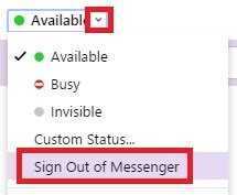 Yahoo Mail How To Sign Out Of Messenger Email Questions