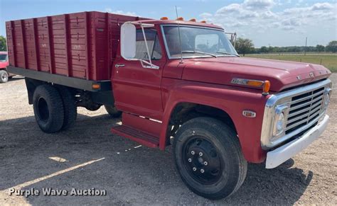 1970 Ford F600 Grain Truck In Girard Ks Item Jq9571 Sold Purple Wave