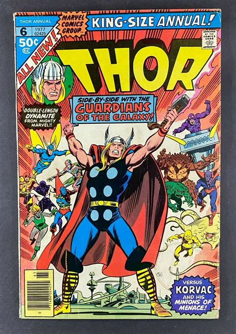 Thor King Size Special 1966 6 Vg 40 Korvac Origin John And Sal
