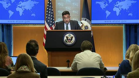 Watch Live State Department Press Briefing With Principal Deputy Spokesman Vedant Patel Watch