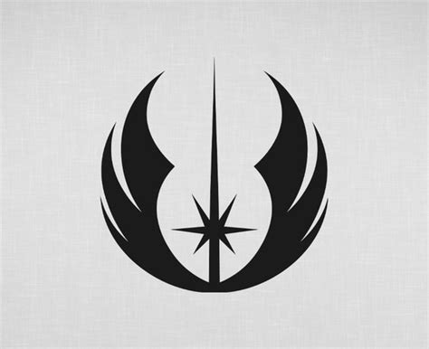 Star Wars Jedi Order Logo Digital Downloadable Printable Svg Etsy