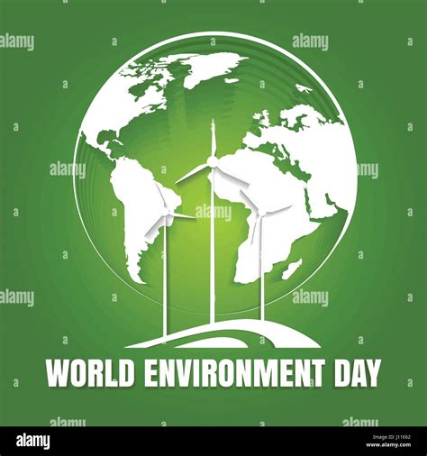 World Environment Day Poster Earth Globe And Environmentally Friendly