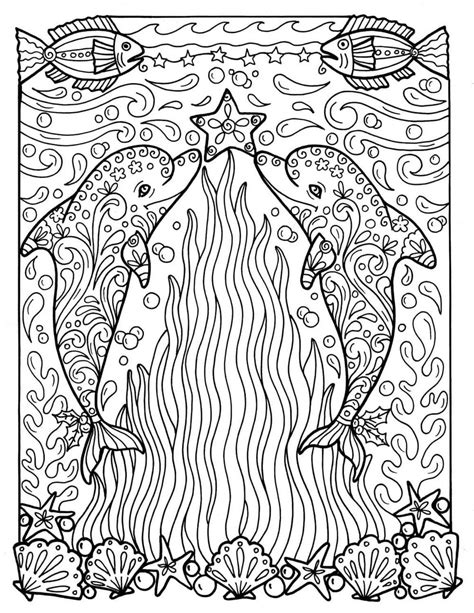 Dolphins Coloring Pages — 100 Free Coloring Pages