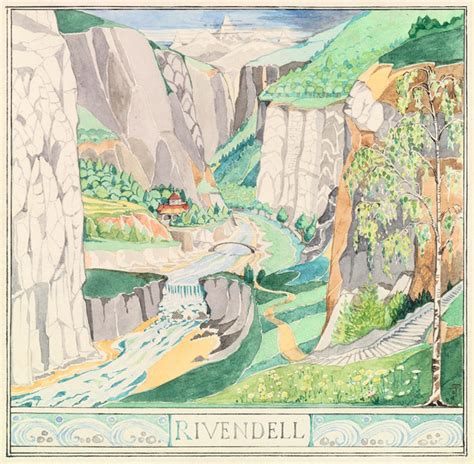 Museoteca The Fair Valley Of Rivendell Jrr Tolkien