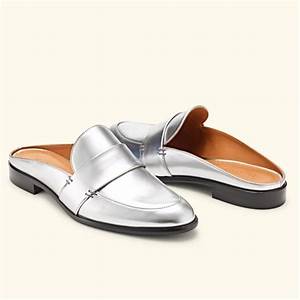 M Gemi Shoes M Gemi The Pisa Silver Loafer Mule Size 37 Poshmark