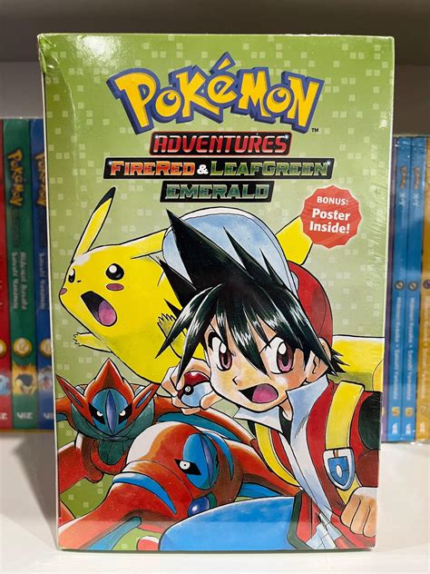 Manga Box Set Pokémon Adventures Firered And Leafgreen Emerald V 23 Anime Island Ca
