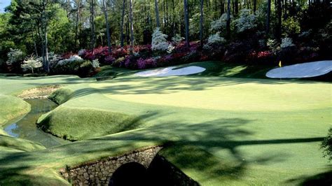 Getting Ready For The Masters Check Out The 13th Hole Augusta National