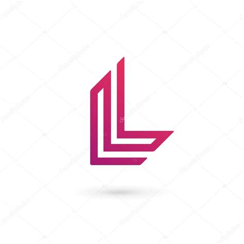 Letter L Logo Icon Design Template Elements — Stock Vector