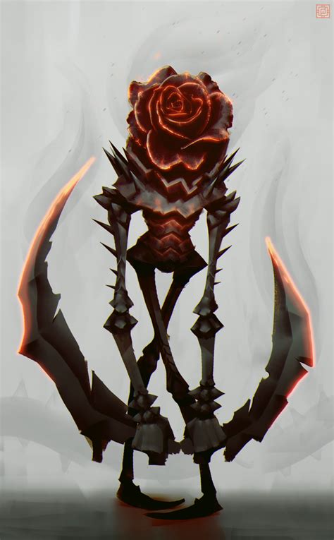 Rose Demon Monster Concept Art Fantasy Creatures Art Concept Art