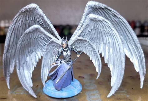 Dhalia Angel Miniature By Lord Of The Print D Printed Dnd Etsy