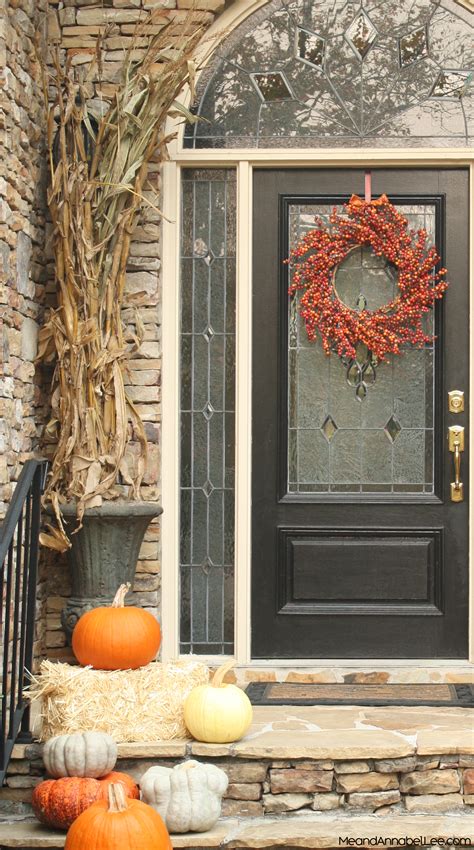 Autumn Door Decor Deck Out Your Front Entry With A Simple Transition