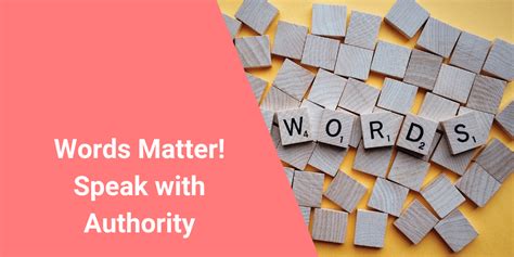 Words Matter Speak With Authority Rhonda Peterson
