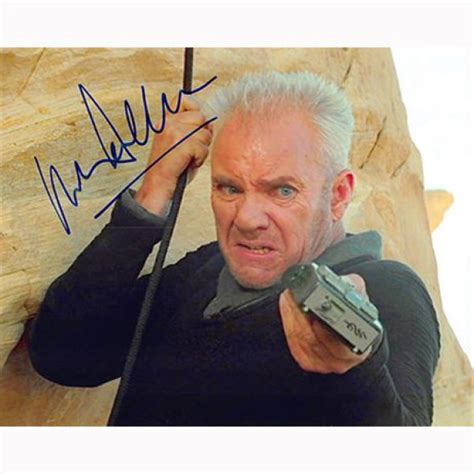 Autografo Malcolm Mcdowell Star Trek Generations Foto 20x25 Ultimo