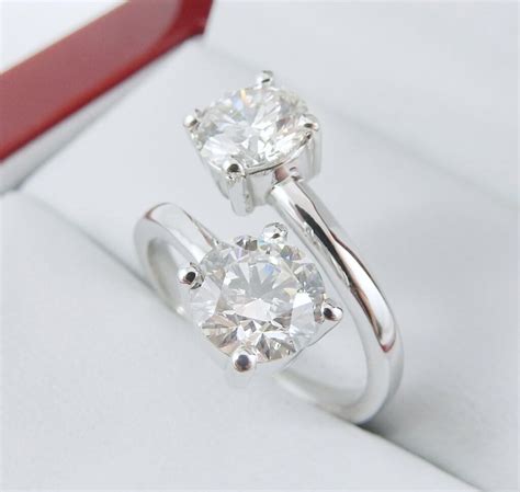 Two Stone Diamond Ring Style4317 Diamondnet