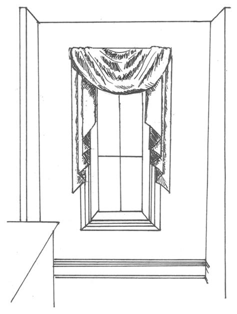 Powder Room Sketch Window Treatments Traditional Cincinnati By