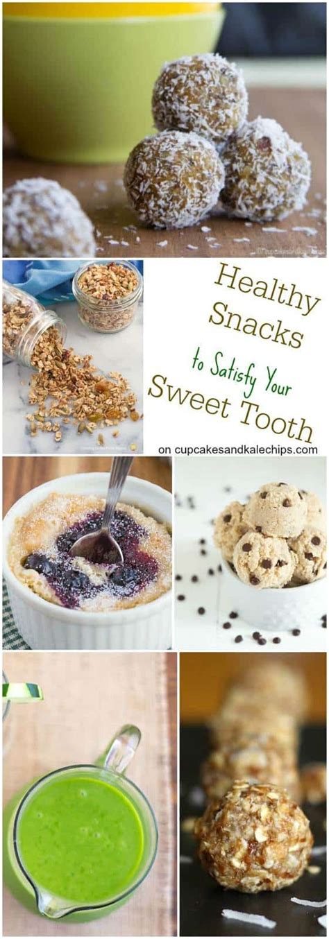 25 Healthy Snacks To Satisfy Your Sweet Tooth Cupcakes And Kale Chips