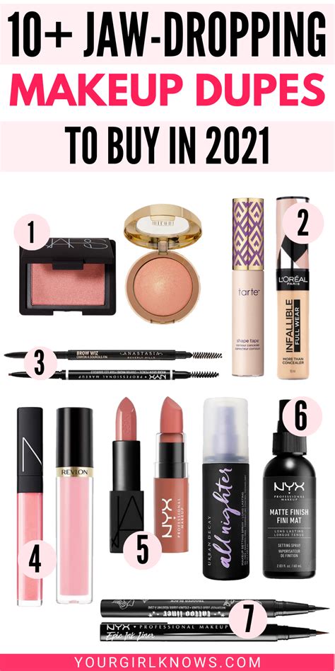 10 BEST DRUGSTORE MAKEUP DUPES 2021 YOURGIRLKNOWS Makeup Dupes
