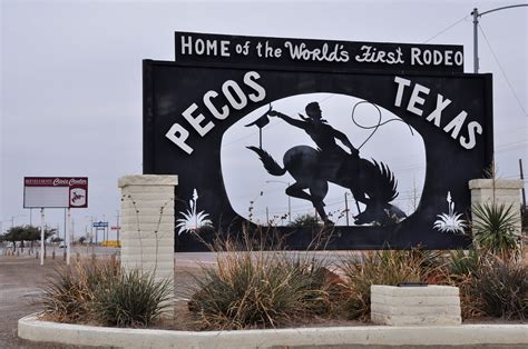 Pecos Texas Home Of The Worlds First Rodeo Clinton Steeds Flickr
