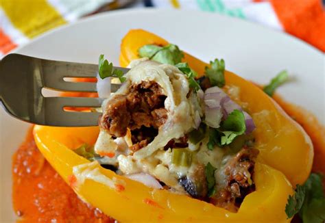 Vegetarian Stuffed Peppers Recipe My Latina Table