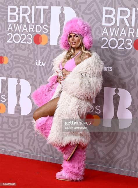 tallia storm attends the brit awards 2023 at the o2 arena on february photo d actualité