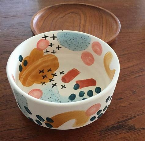 Cute Abstract Simple Modern Ceramics Ceramics Bowls Designs Ceramic