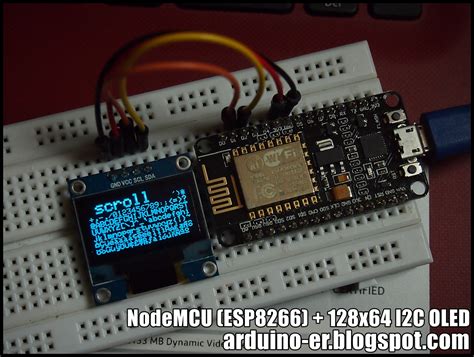Arduino Er Nodemcu Esp To Display On X I C Oled Using