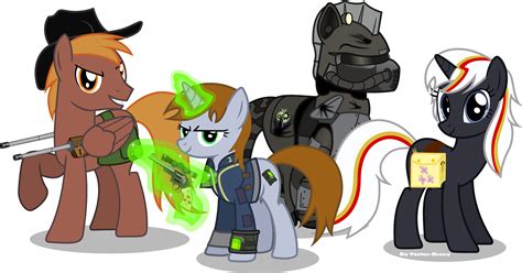 Fallout Equestria Characters By Vector Brony On Deviantart