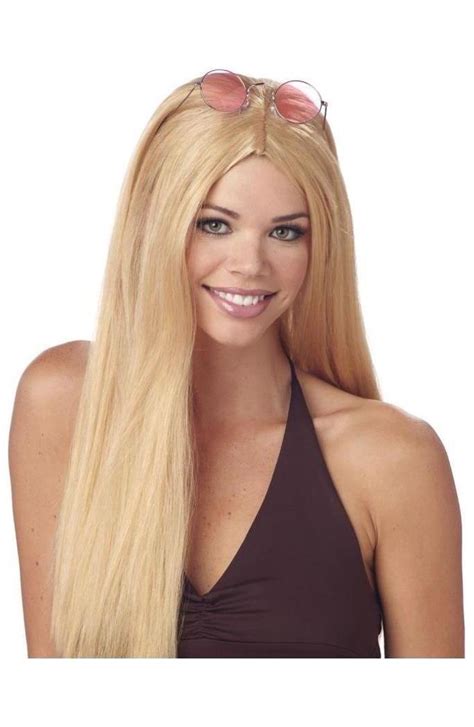 Wig 24 Inch Straight Blonde