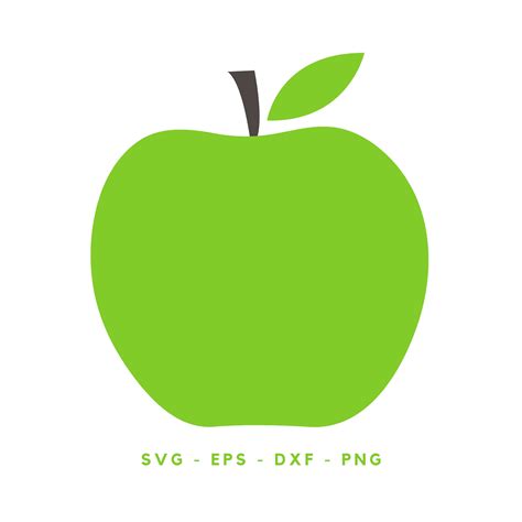 Apple Svg Apple Clipart Teacher Svg School Svg Silhouette Cut Files