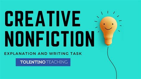 Creative Nonfiction Explanation And Writing Task Youtube
