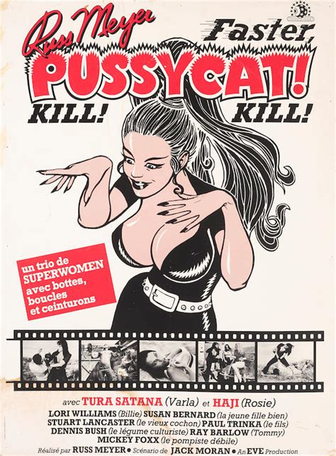 bonhams a russ meyer poster of faster pussycat kill kill